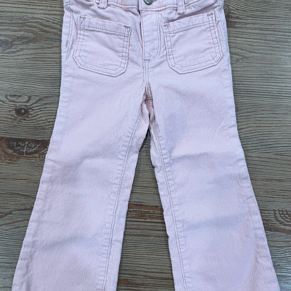 Kids Pink Corduroy Pants